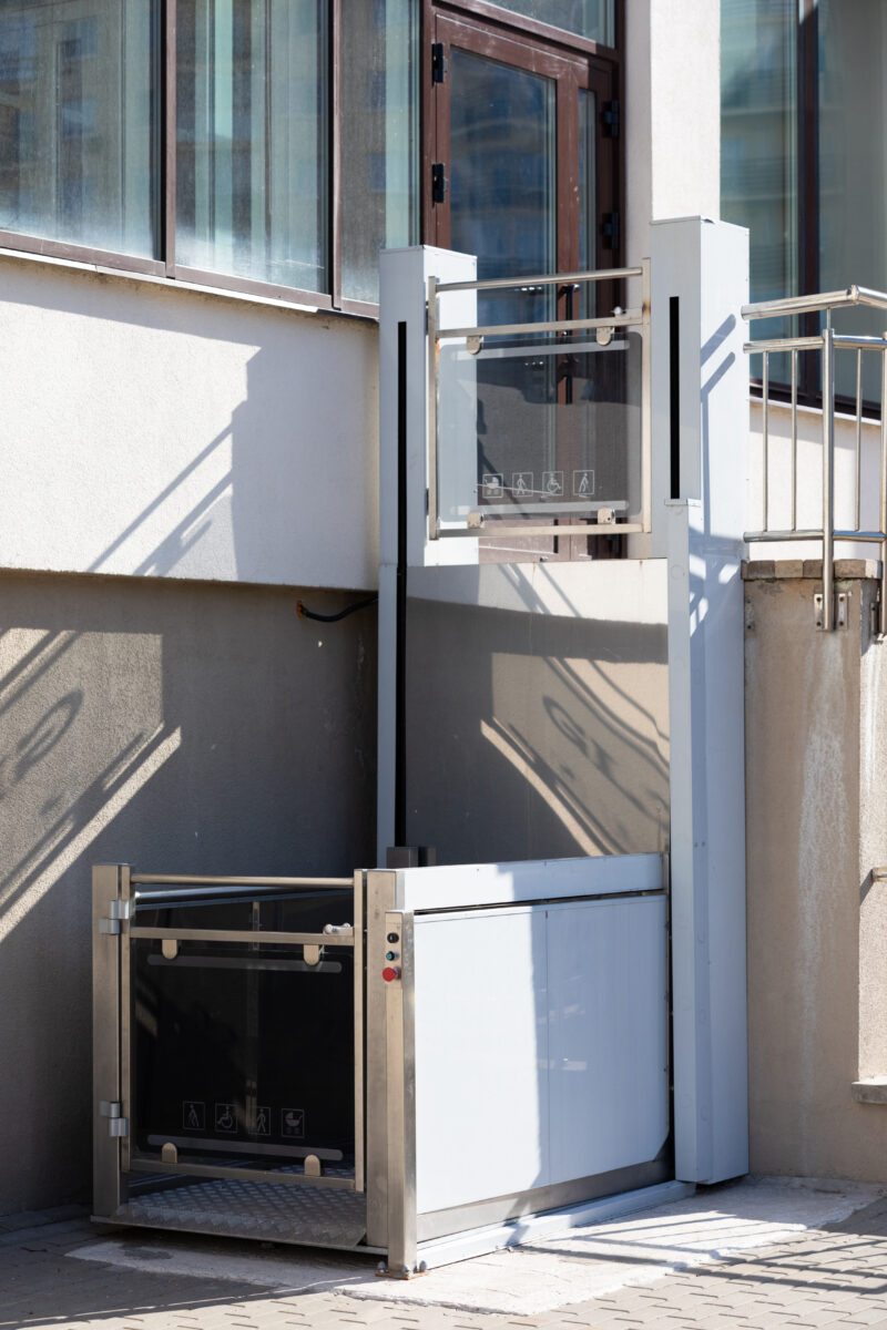 street lift for people with disabilities